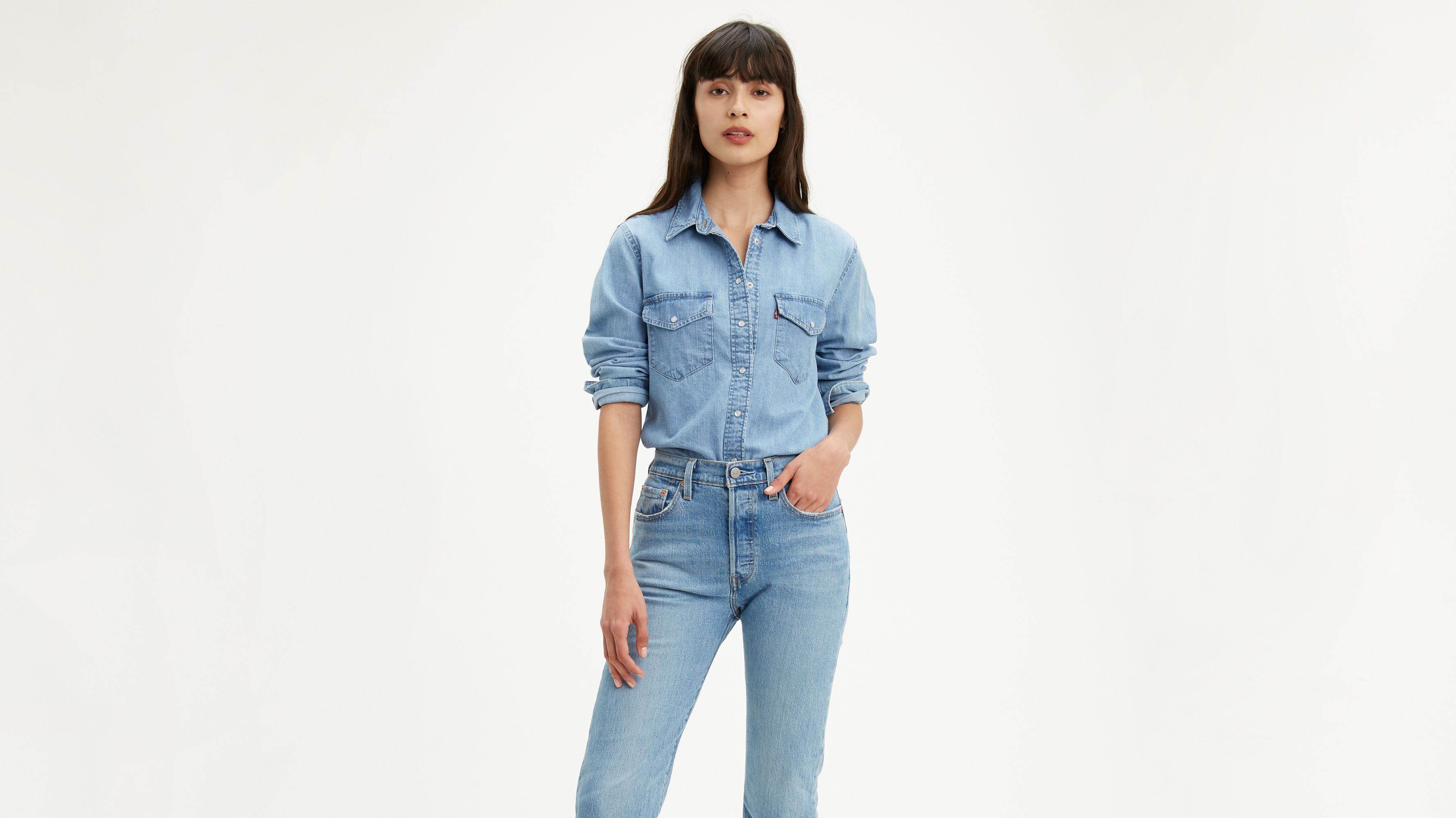 Levi's Barstow Western Shirt in Flat Stone Light